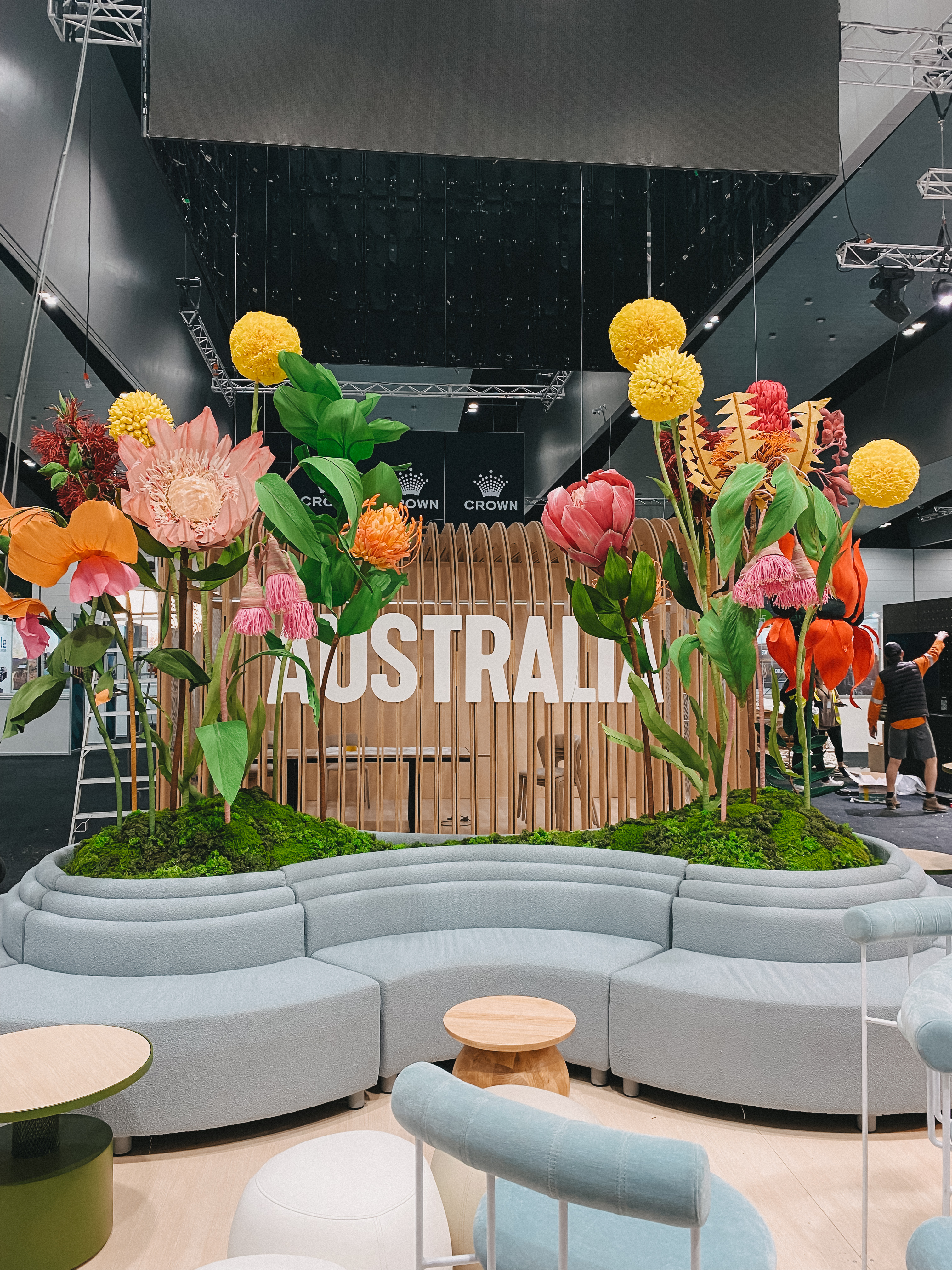 Finished Installation — Australian Tourism Botanical Set